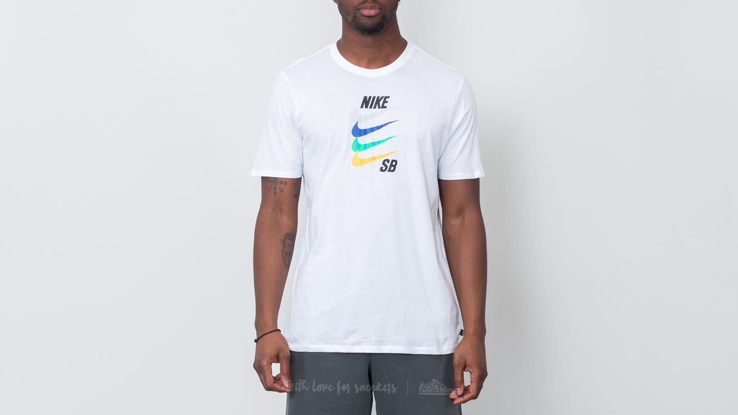 Magliette Nike SB Futura Tee White