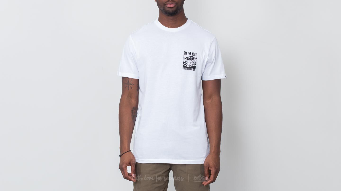 T-shirts Vans Stacked Up Tee White