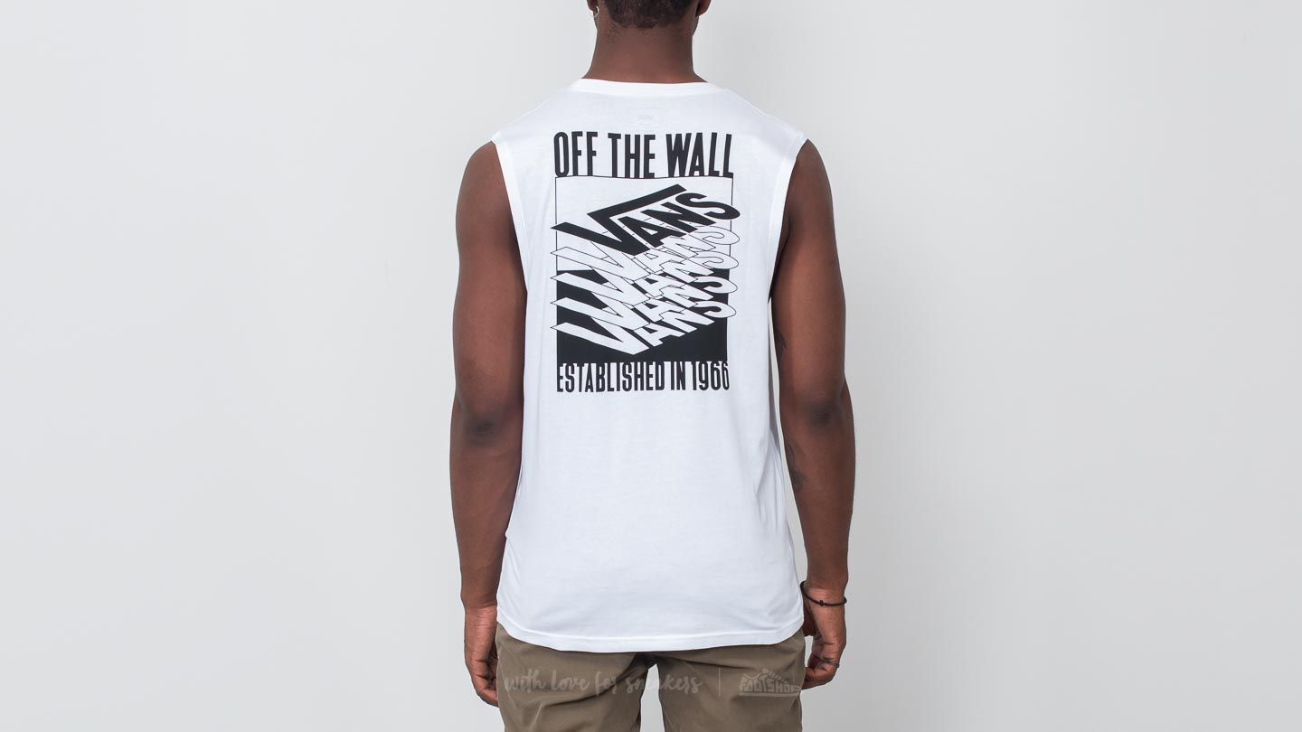 Canotta Vans Stacked Up Chopper Tank White