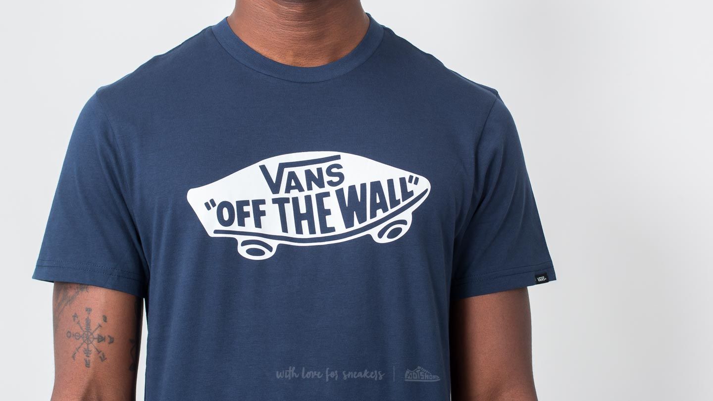 Camisetas Vans Off The Wall Tee Dress Blues-White