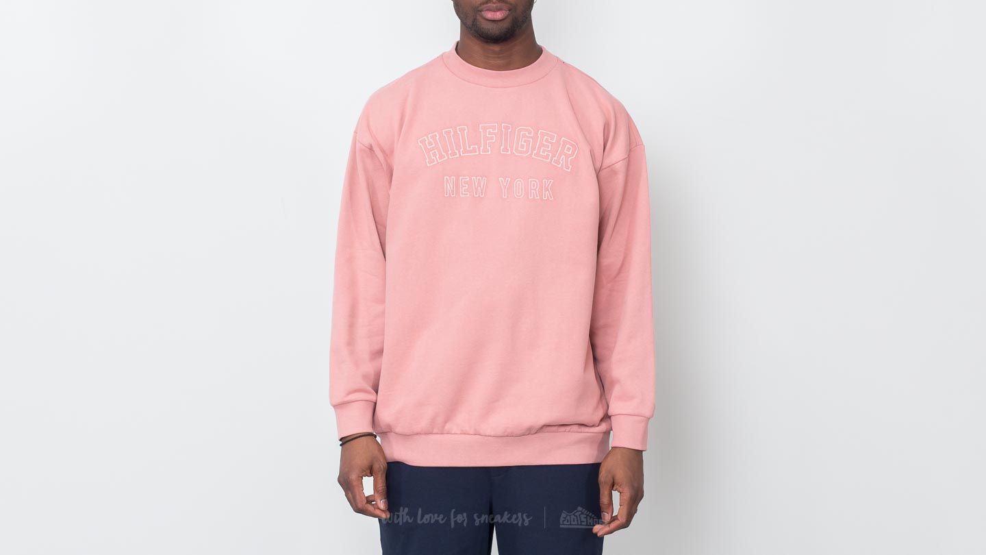Φούτερ Tommy Hilfiger Slogan Track Top Ash Rose