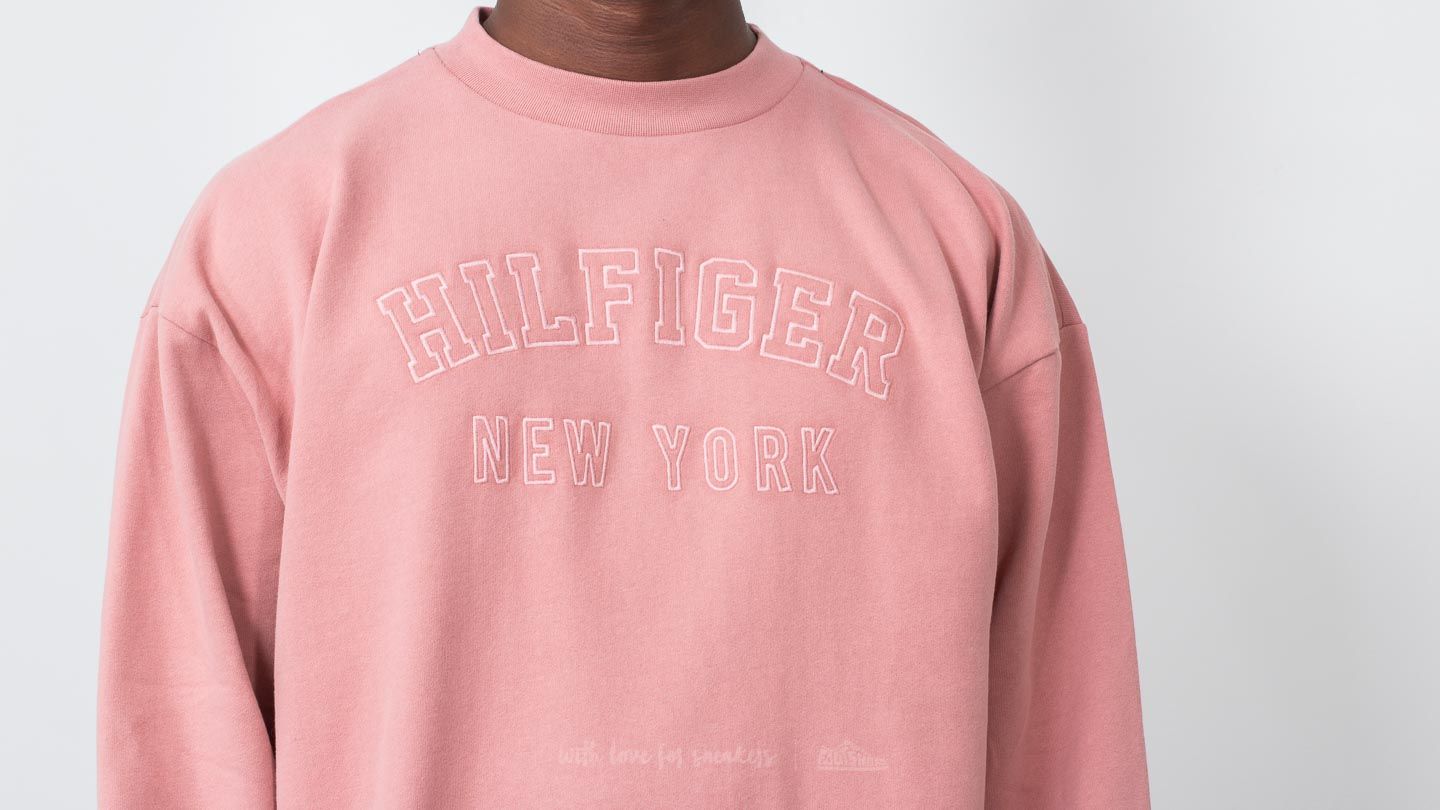 Φούτερ Tommy Hilfiger Slogan Track Top Ash Rose