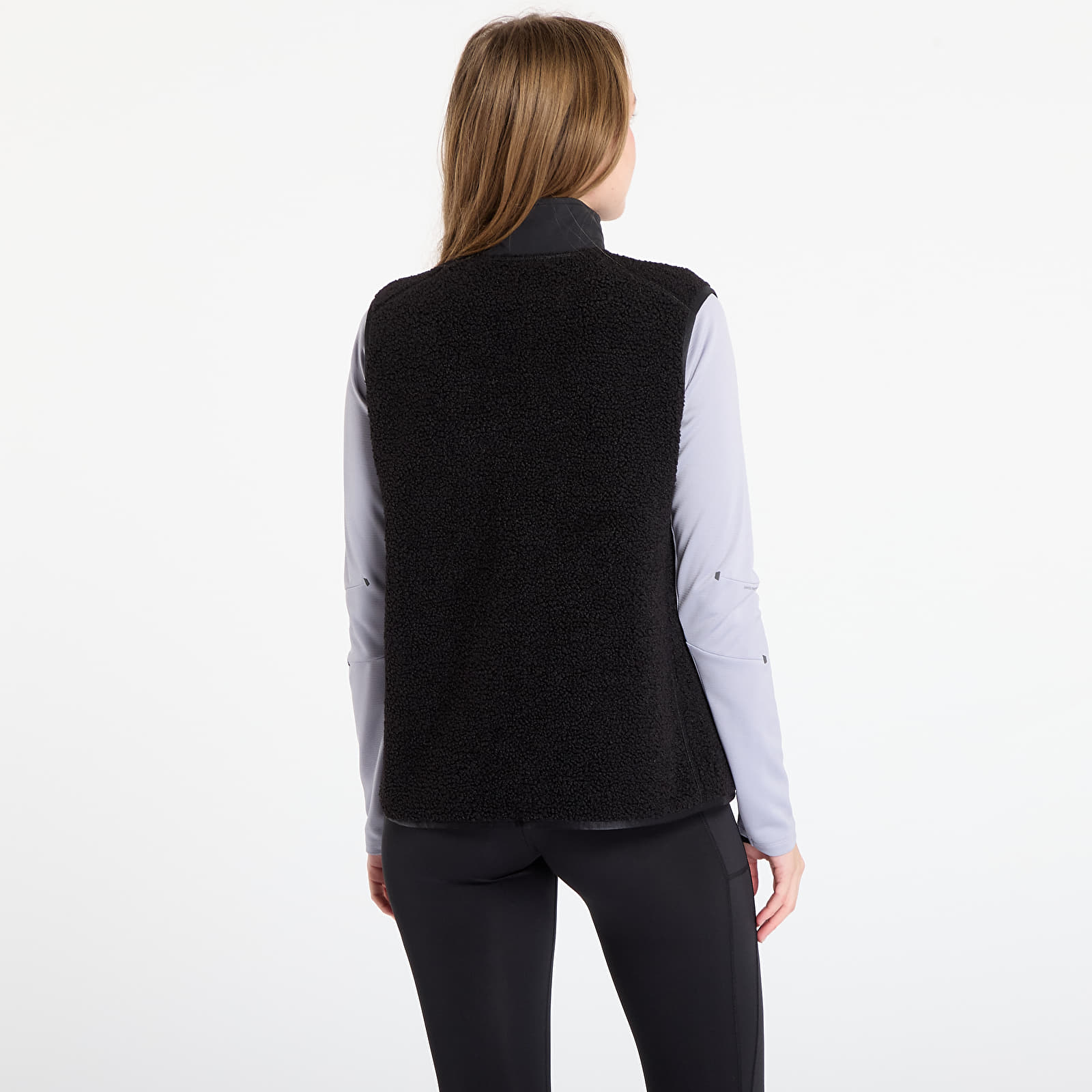 Brezrokavniki adidas Terrex Xploric High Pile Fleece Vest Black/ Black