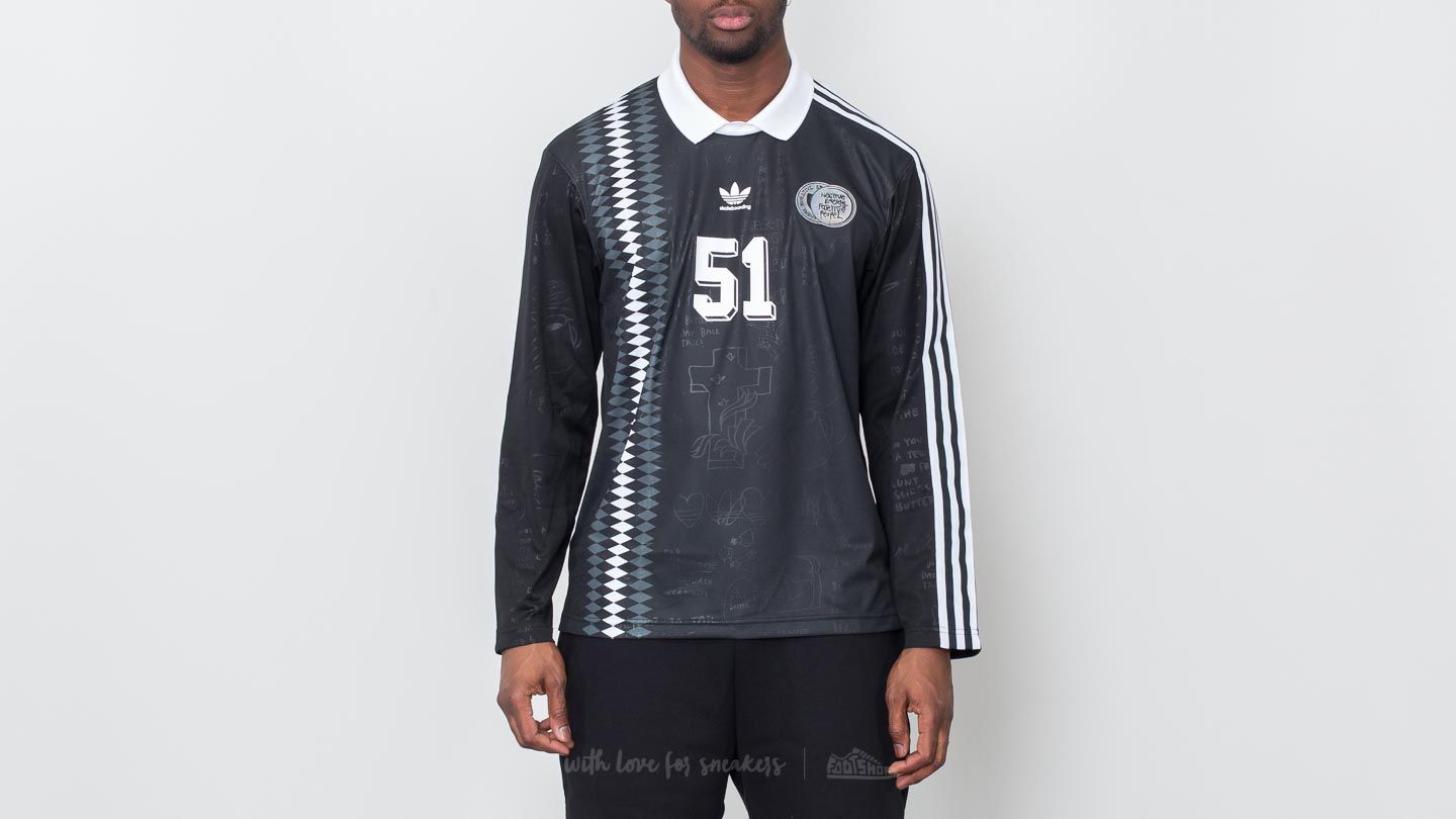 T-paidat adidas Jonson Jersey Black/ White/ Dark Solid Grey