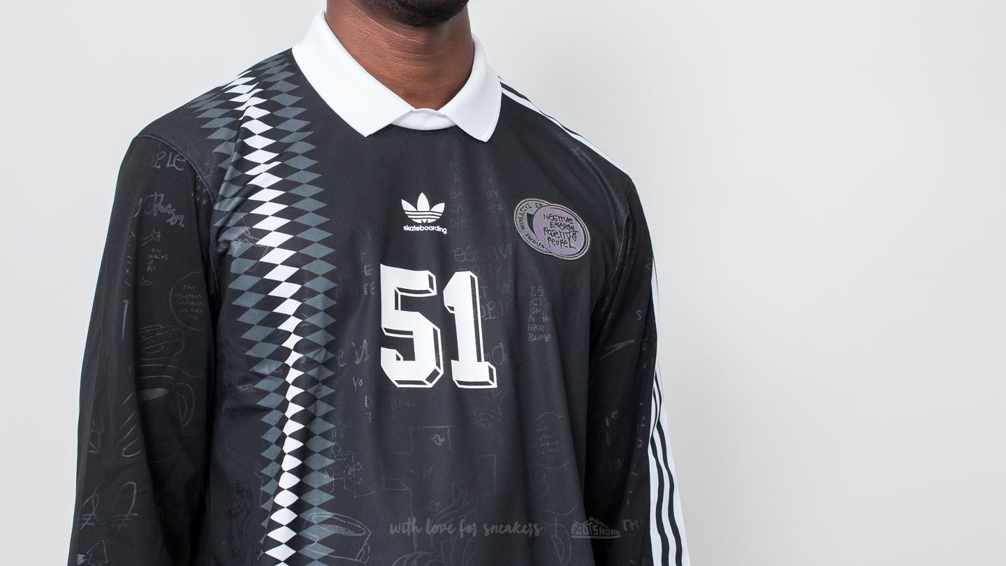 T-paidat adidas Jonson Jersey Black/ White/ Dark Solid Grey