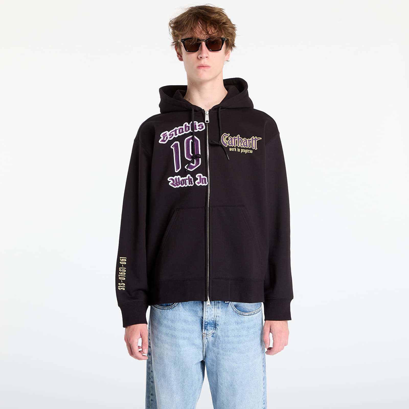 Hoodies and sweatshirts  Carhartt WIP Hooded Dual Sweat Jacket UNISEX Black