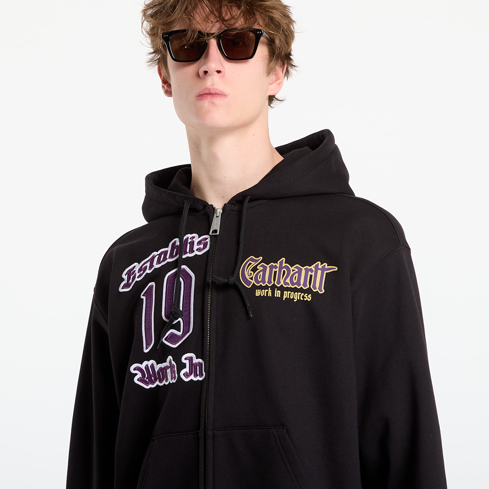 Hoodies and sweatshirts  Carhartt WIP Hooded Dual Sweat Jacket UNISEX Black