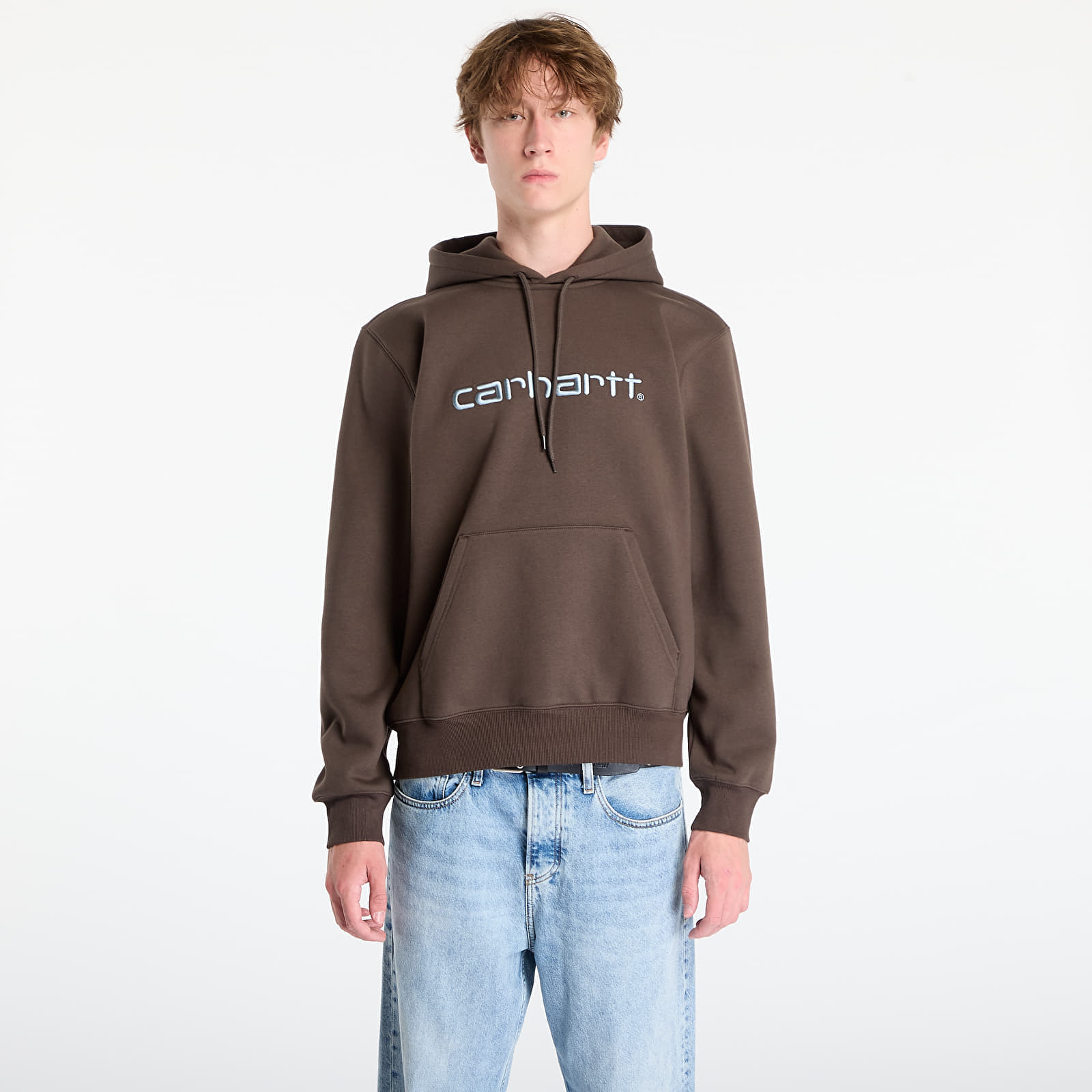 Sweatshirt Carhartt WIP Hooded Carhartt Sweat UNISEX Vitola/ Citadel S