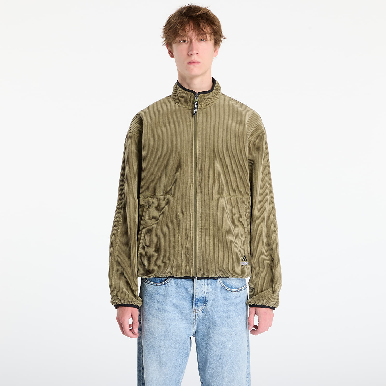 Jachetă adidas Equipment Reversible Corduroy Jacket Focus Olive XXL