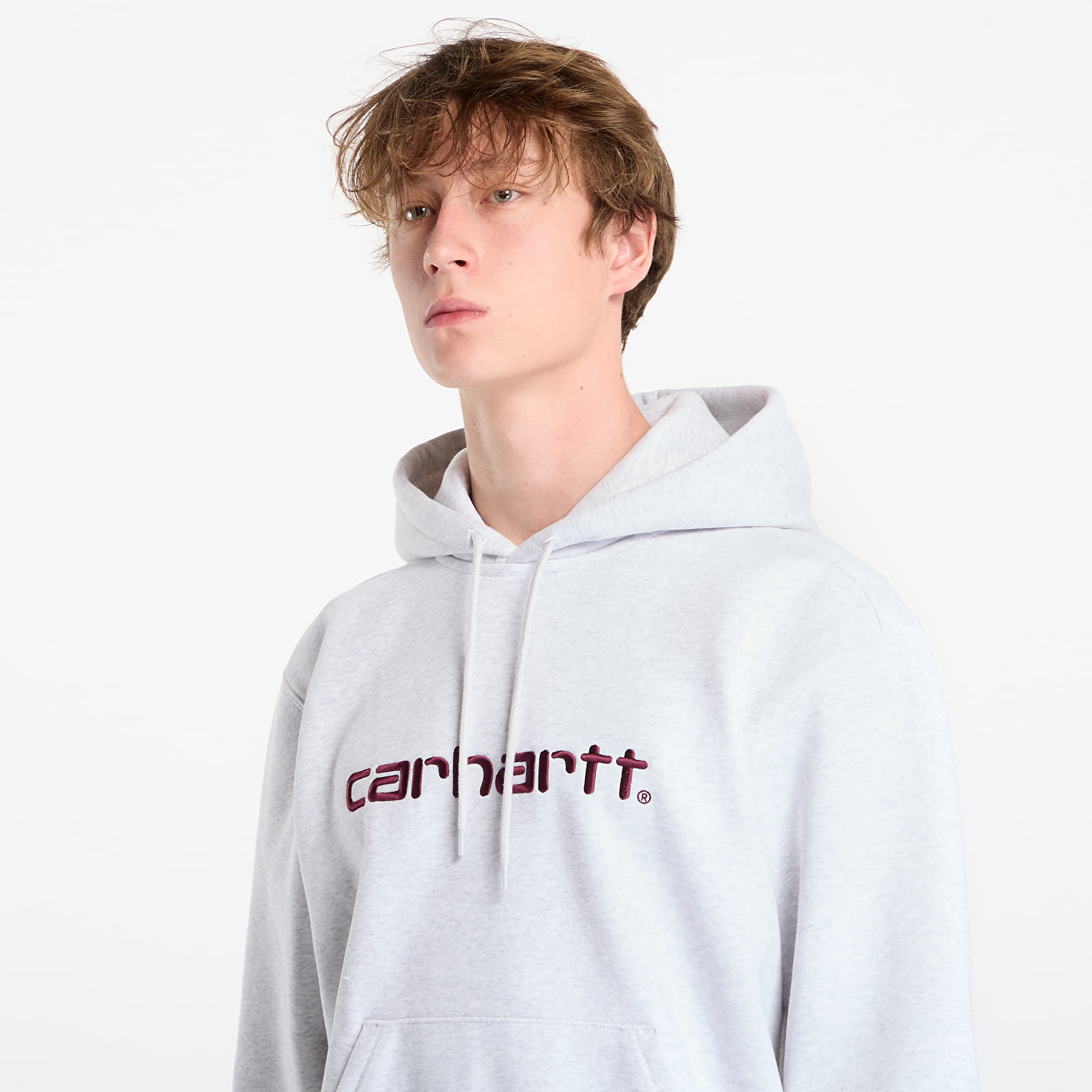 Hoodies and sweatshirts  Carhartt WIP Hooded Carhartt Sweat UNISEX Ash Heather/ Rondo