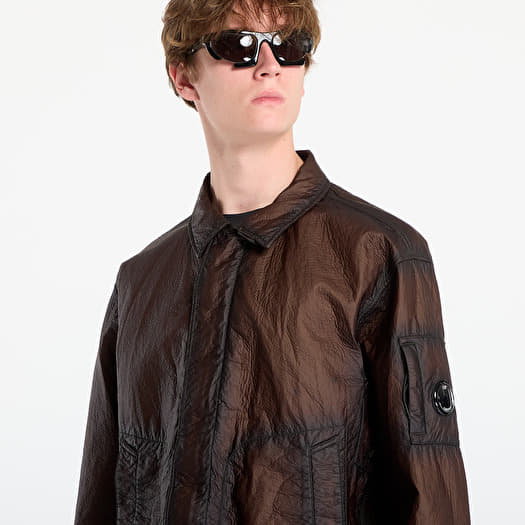 ジャケット・アウター CP Company FELTRO BI-FILM SHORT JACKET Men's jackets C.P. Company Feltro Bi-Film Short Jacket Ivy Green