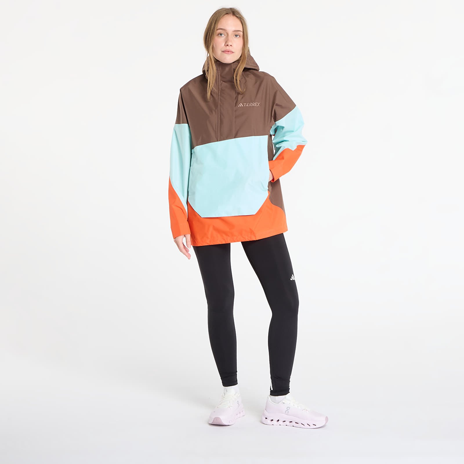 Jakne  adidas Terrex Xploric 2.5L Climaproof Anorak Earth Strata
