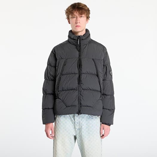 C.P. Company Nycra-R Hooded Down Jacket Dark Shadow Grey