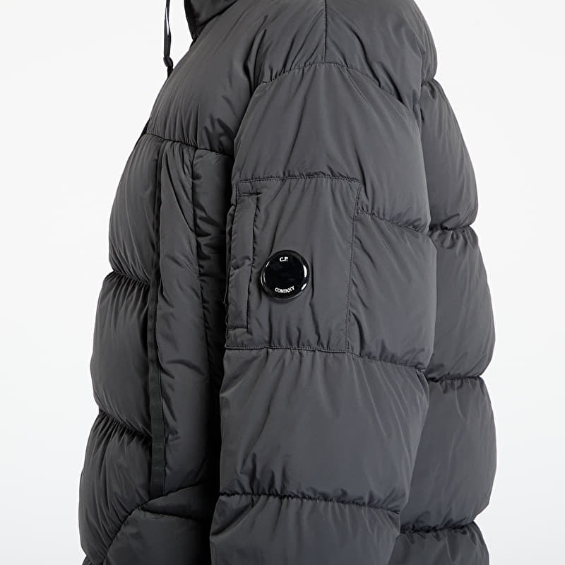 C.P. Company Nycra-R Hooded Down Jacket Dark Shadow Grey | Footshop