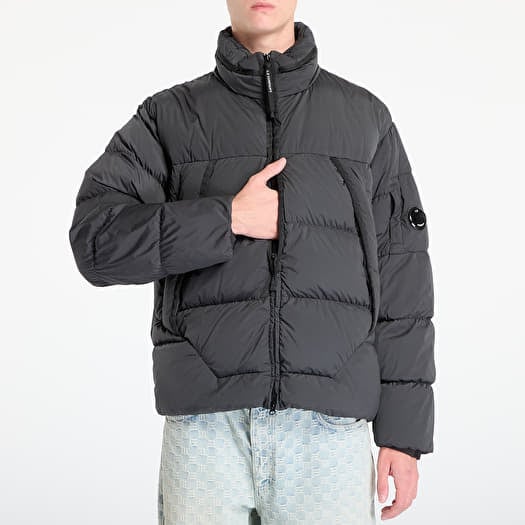 Men's jackets C.P. Company Nycra-R Hooded Down Jacket Dark Shadow