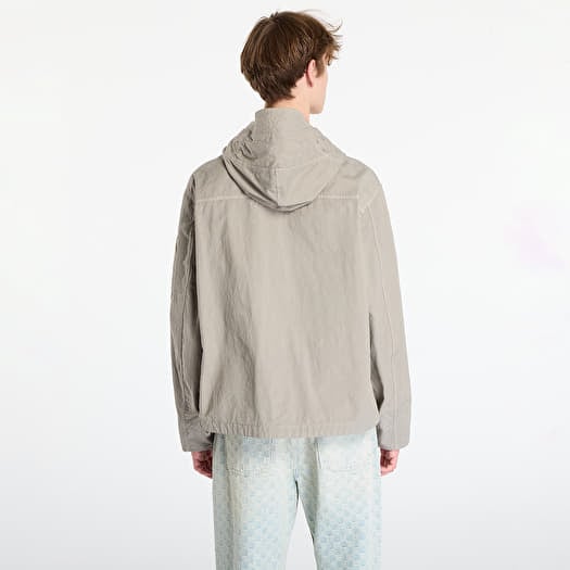 Men's jackets C.P. Company Twill Hooded Short Jacket Fungi Grey