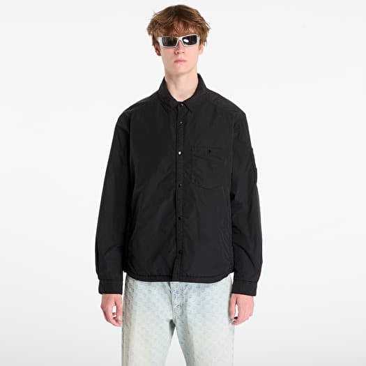 C.P. Company Chrome-R Lens Button Overshirt Black