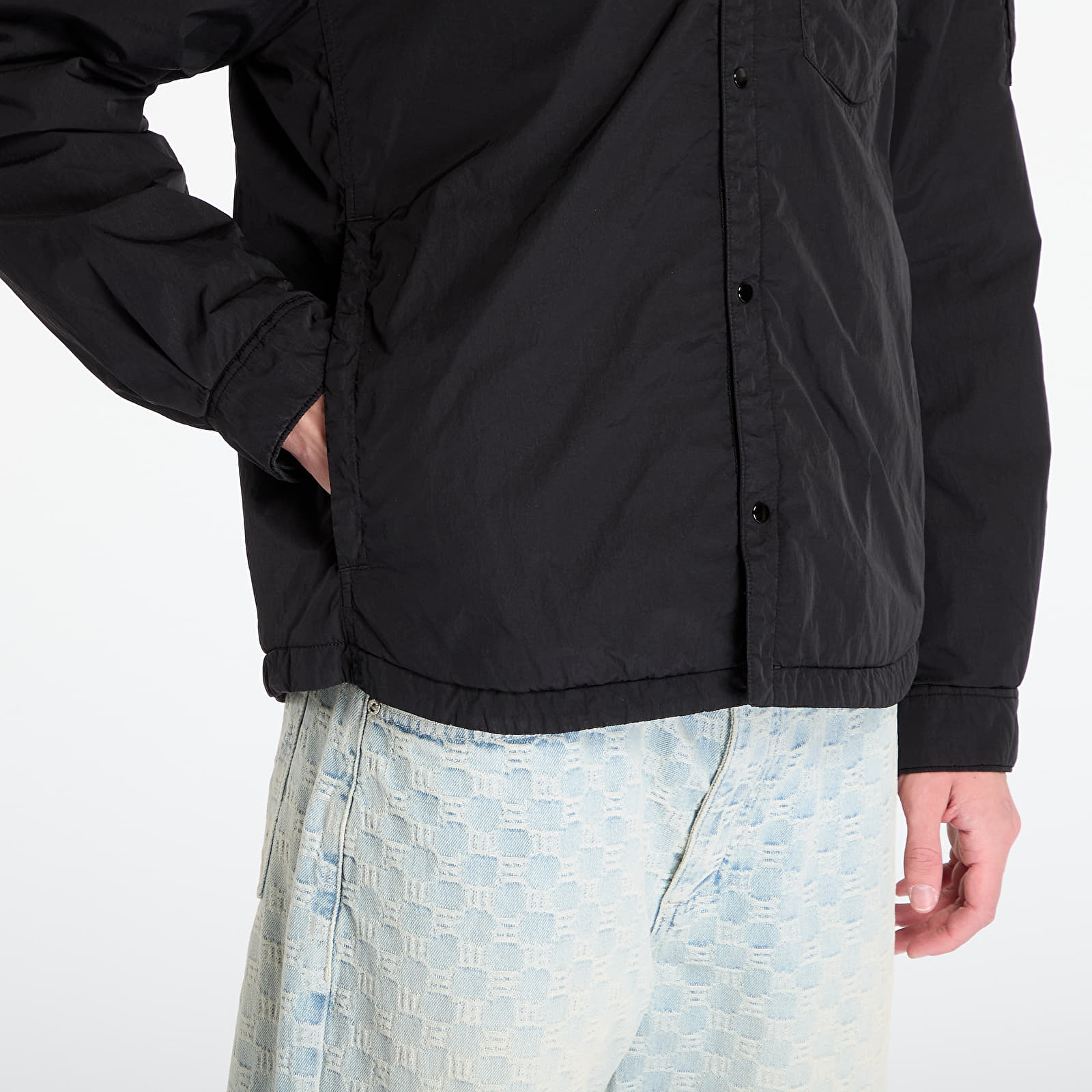 Мъжки якета C.P. Company Chrome-R Lens Button Overshirt Black