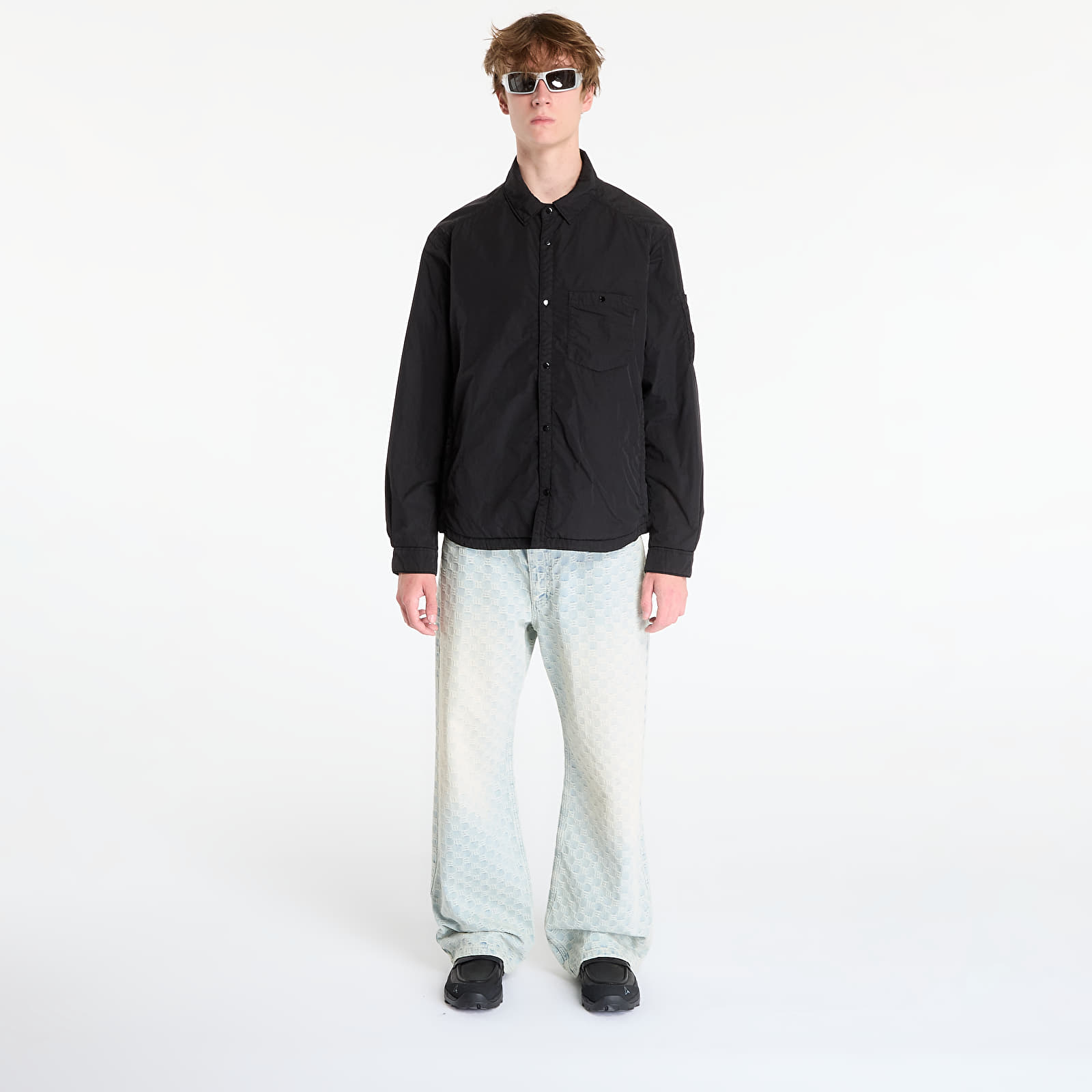 Мъжки якета C.P. Company Chrome-R Lens Button Overshirt Black