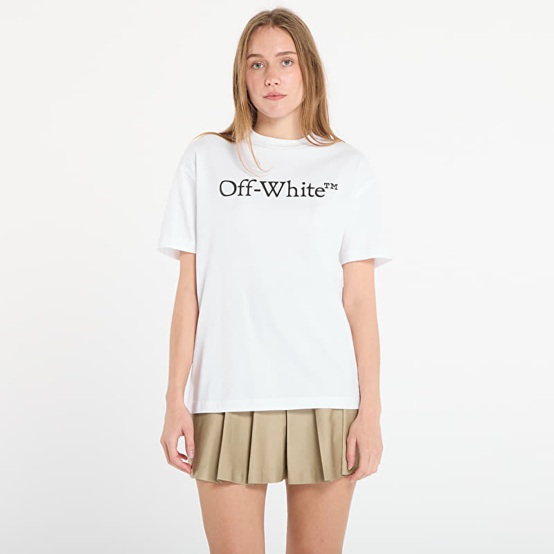 Majice Off-White Big Logo Bookish Casual Tee White/ Black