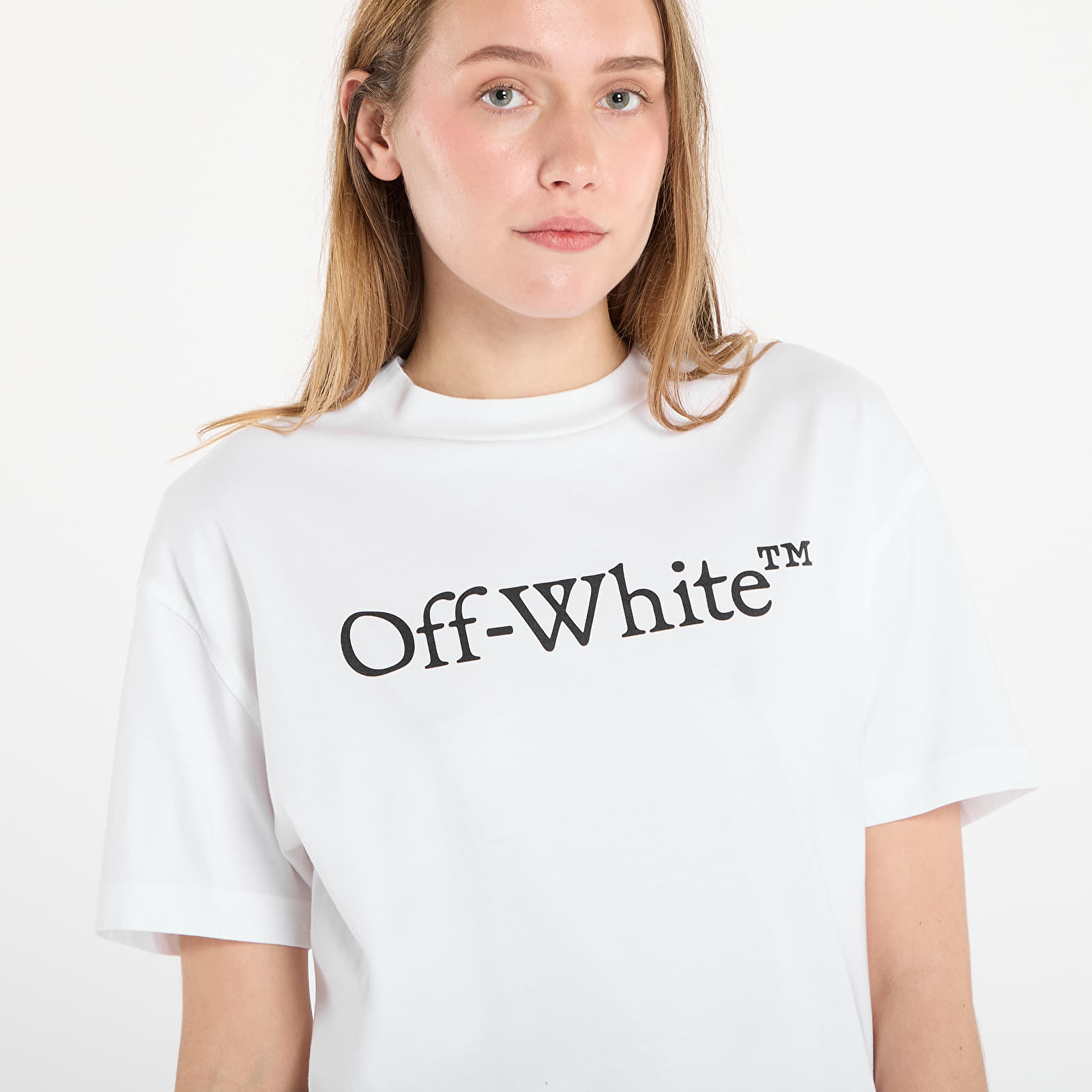 Trička Off-White Big Logo Bookish Casual Tee White/ Black