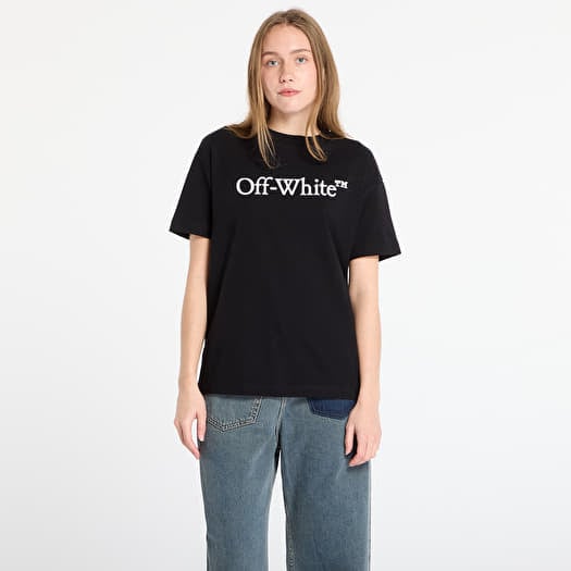 T-shirt Off-White Big Logo Bookish Casual Tee Black/ White