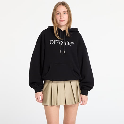 Off-White Big Logo Bookkish Over Hoodie Black/ White
