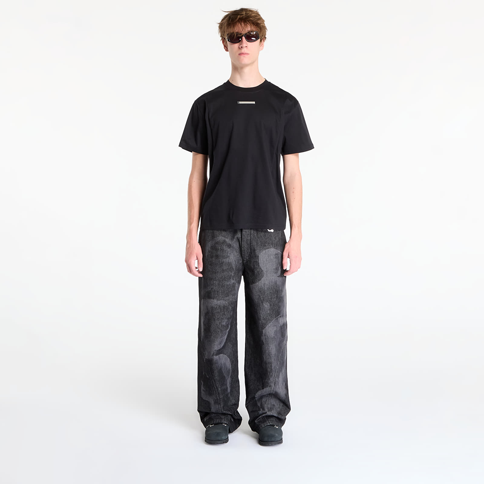 Miesten T-paidat HELIOT EMIL Astrape T-Shirt Black