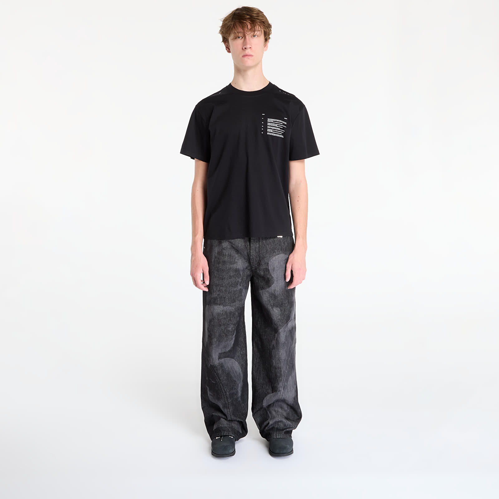 Miesten T-paidat HELIOT EMIL Photon T-Shirt Black