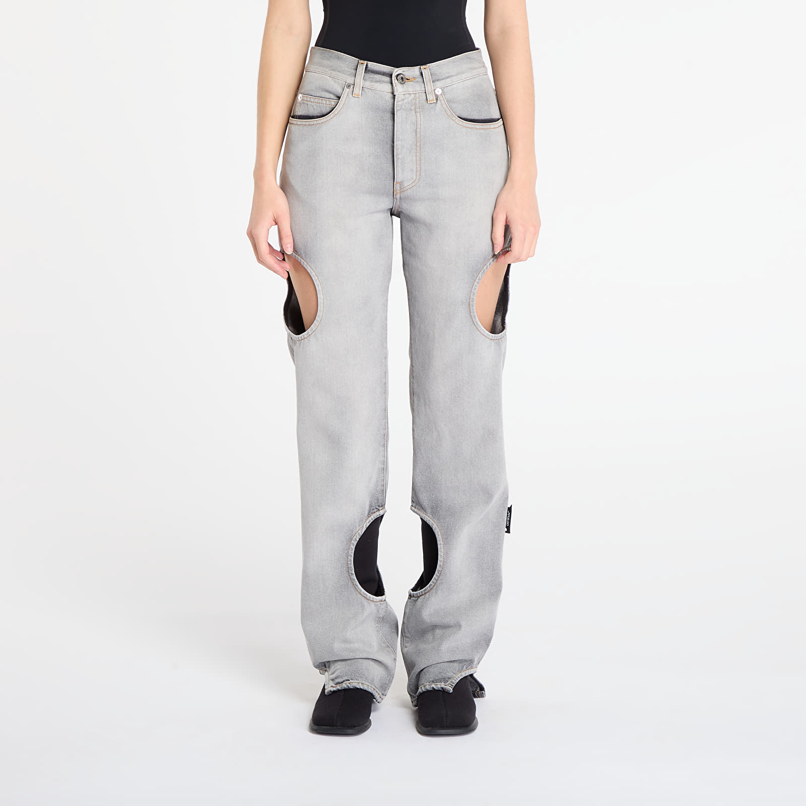 Kavbojke  Off-White Meteor Denim Pants Bleach Black/ No Color