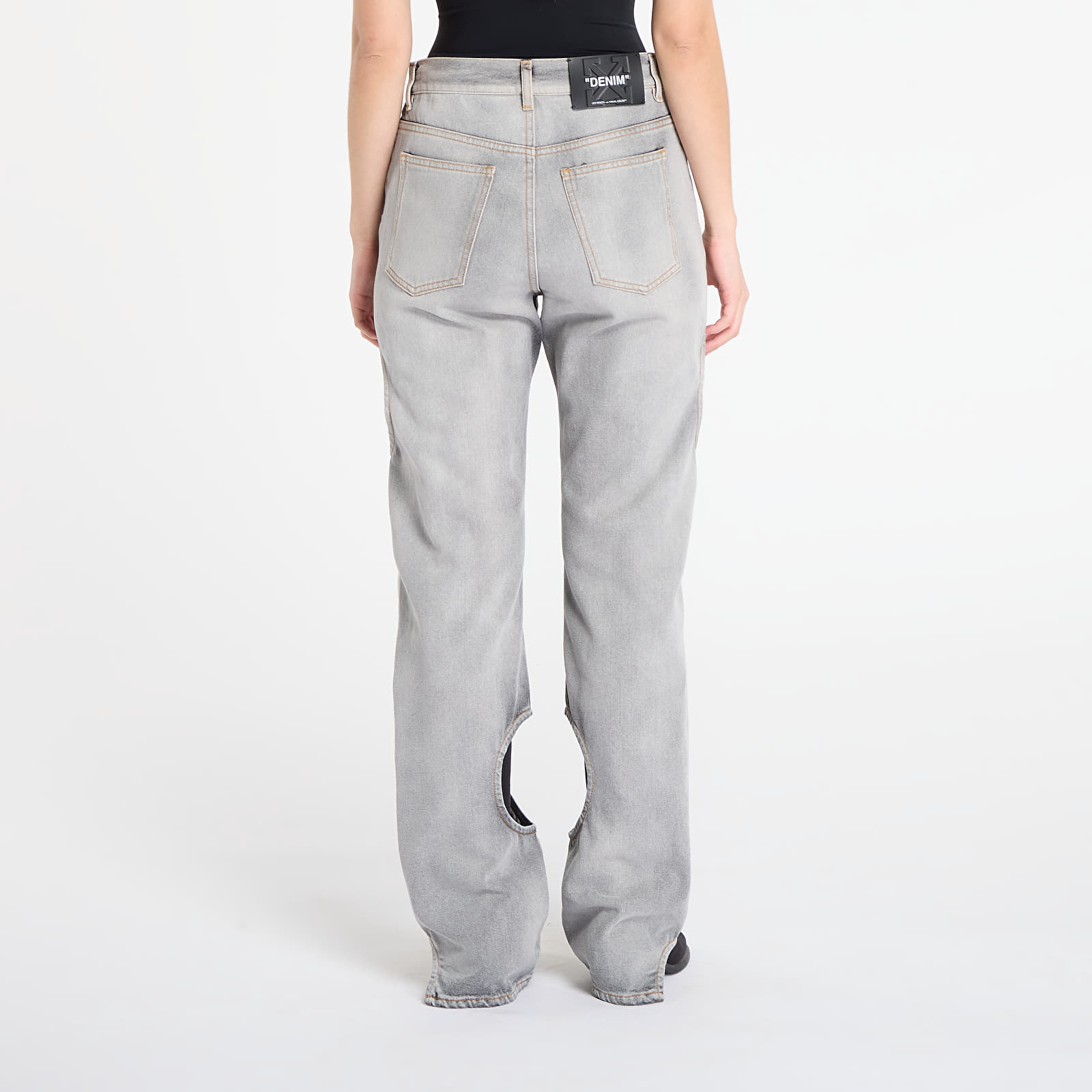 Kavbojke  Off-White Meteor Denim Pants Bleach Black/ No Color