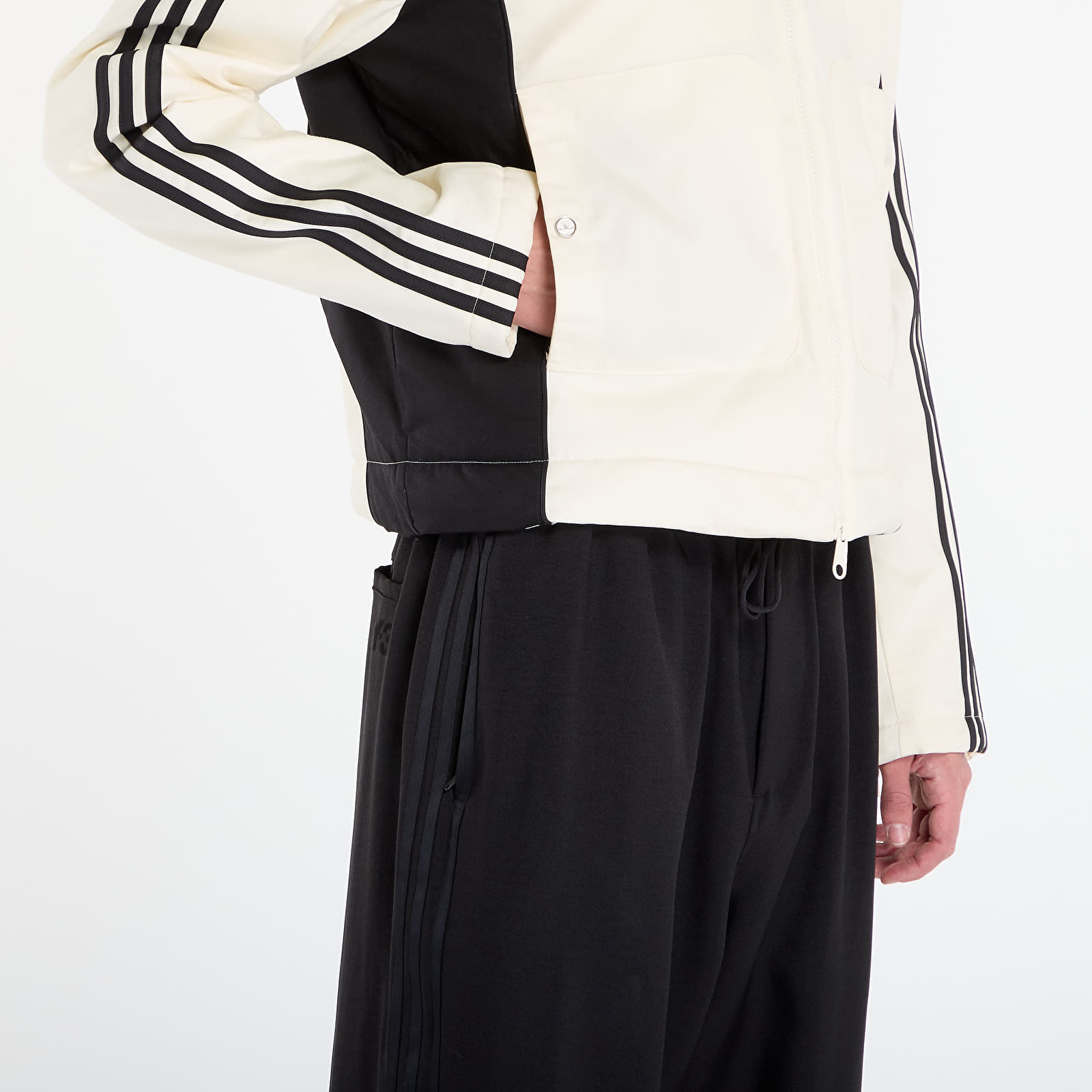 Miesten takit adidas Premium Waxed Jacket Cream White/ Off White