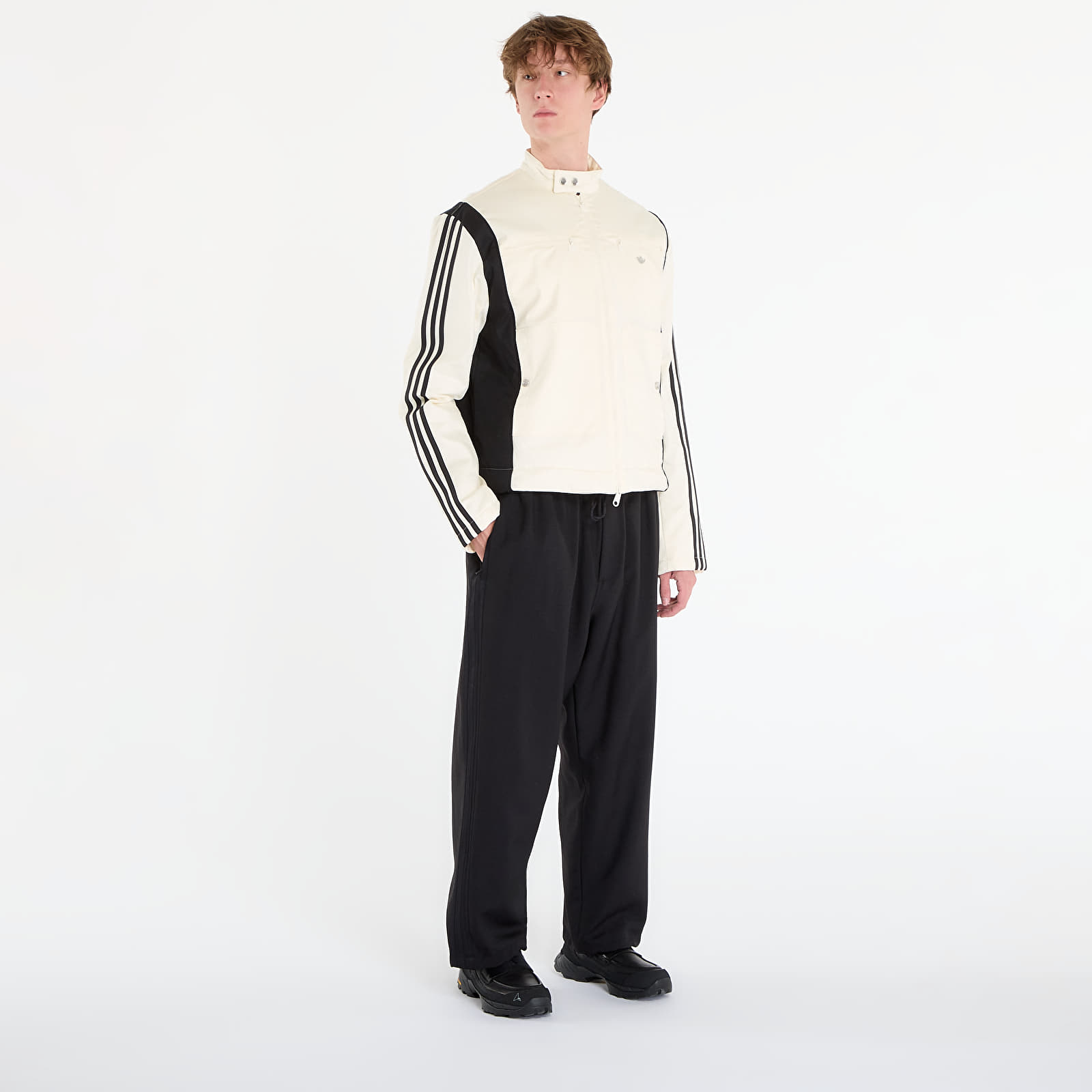 Miesten takit adidas Premium Waxed Jacket Cream White/ Off White