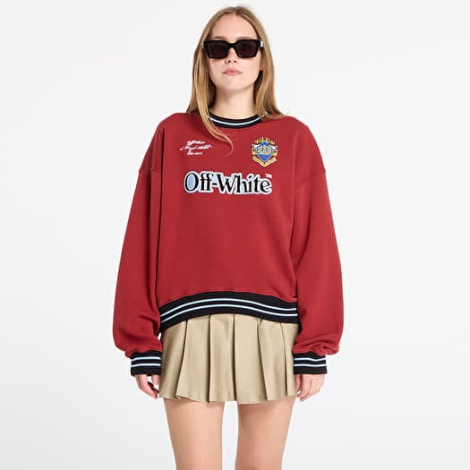 Off-White Sporty Over Crew Red Dahlia/ Black