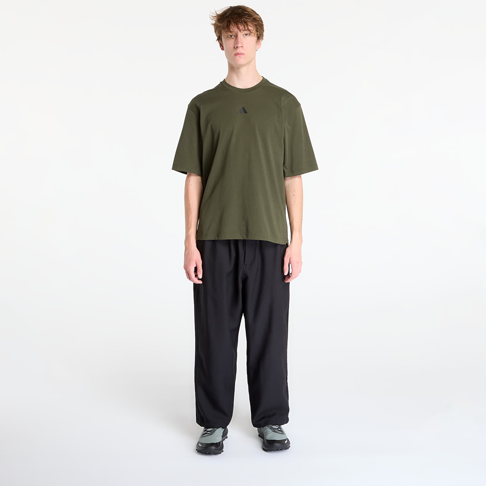 Majice T-shirt adidas Power Oversize T-Shirt Night Cargo