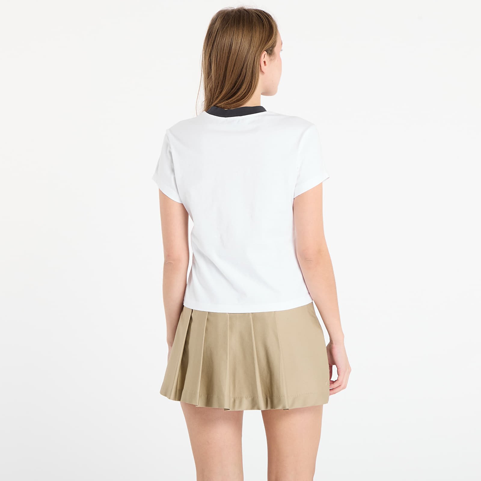 Trička Off-White Emb Script Logo Fitted Tee White/ Blue