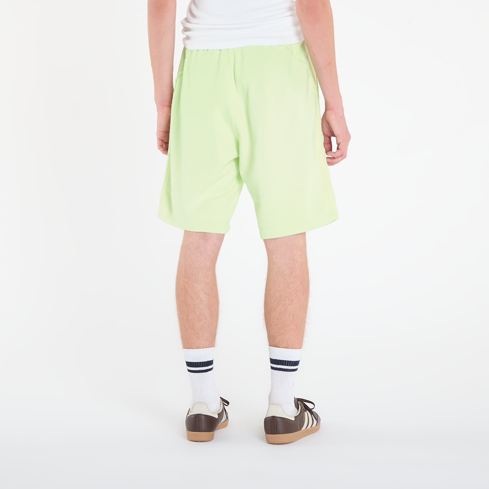 Shortsit adidas Adilenium Season 4 Teamgeist Fleece Shorts Almost Lime