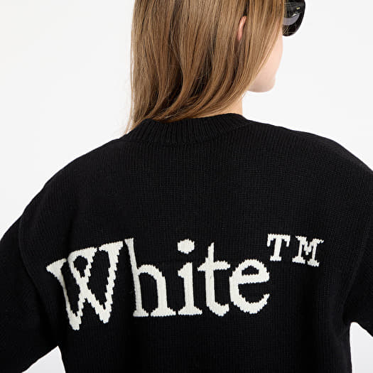 Sweaters Off-White Bookish Shared Knit Crewneck Black/ White