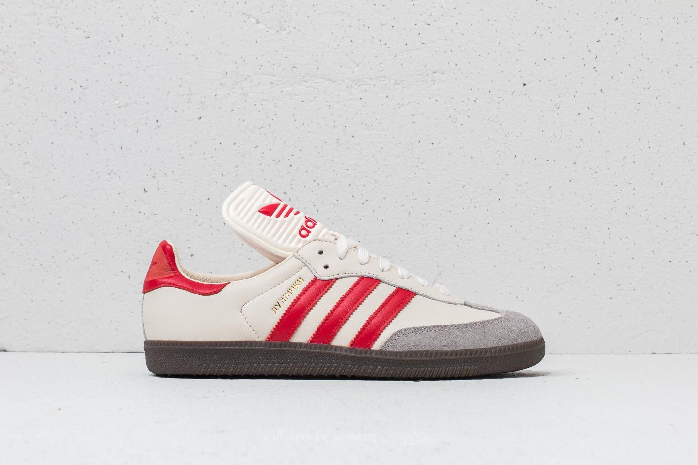 Herren Sneaker und Schuhe adidas Samba Classic OG Core White Scarlett Red Green Night Footshop