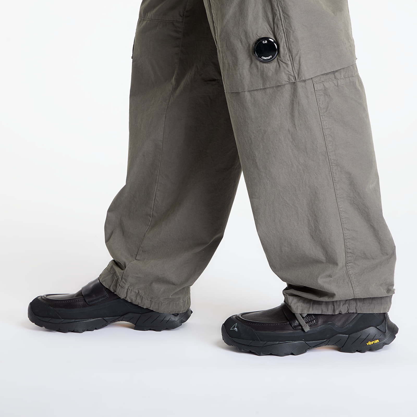 Housut C.P. Company Microreps Boxy Cargo Pants Gunmetal Grey
