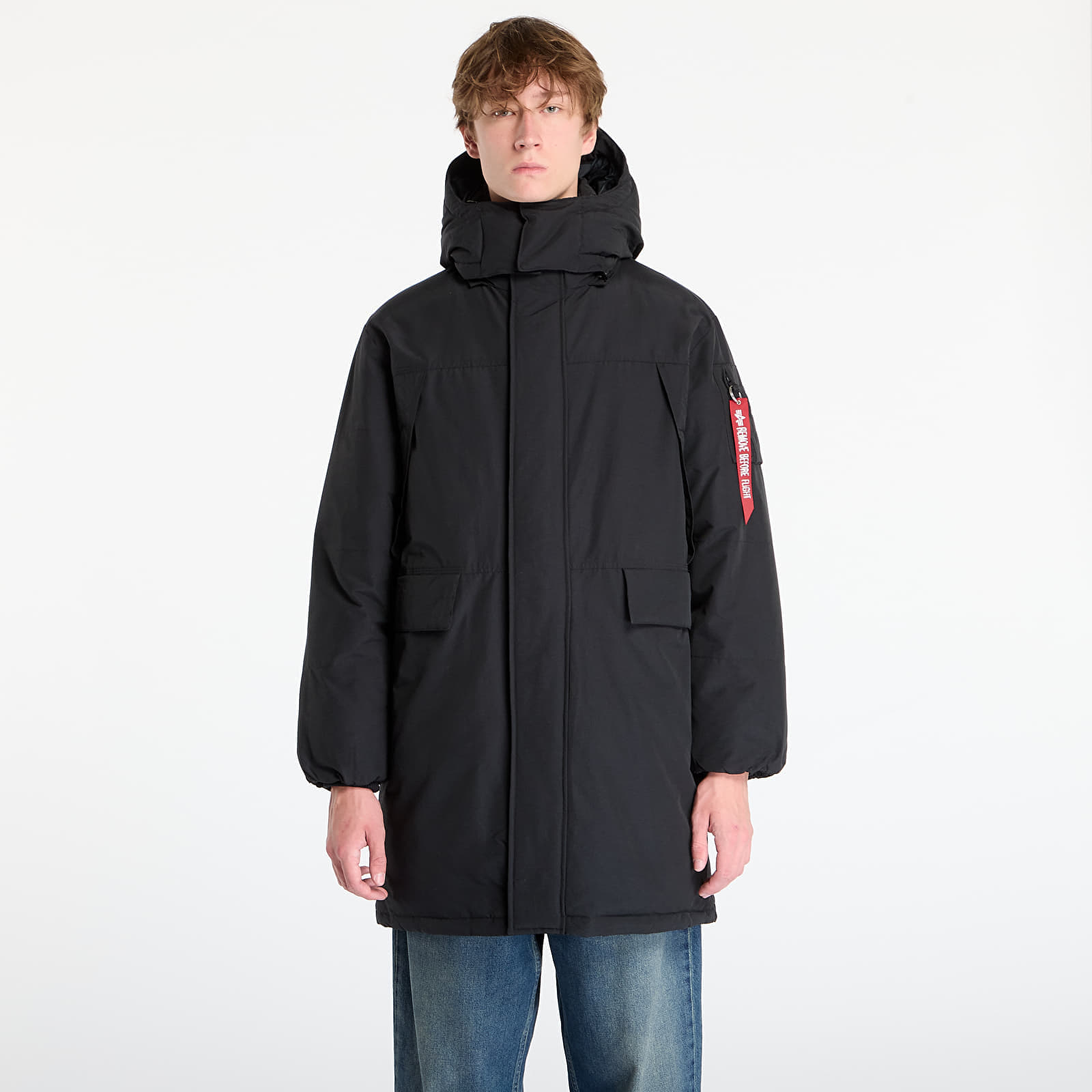 Jachetă Alpha Industries Puffer Parka Black XL