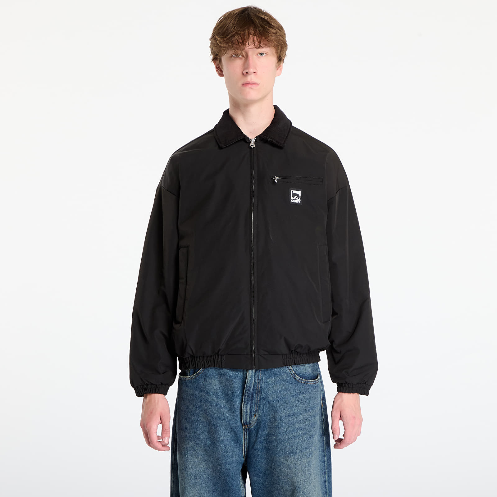 Jachetă OBEY Elysian Jacket Black L