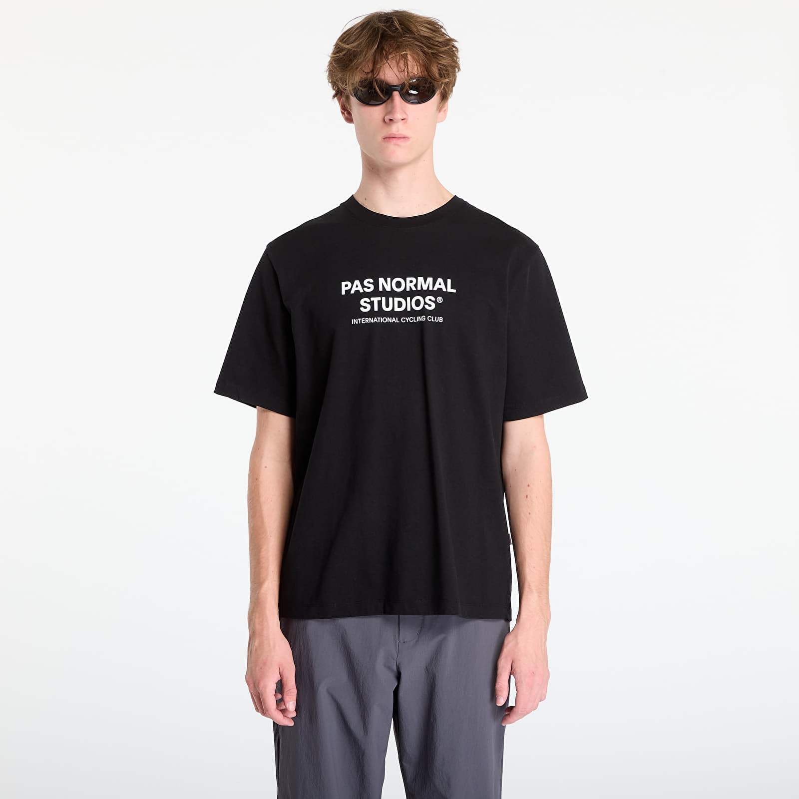 Men's T-shirts Pas Normal Studios Off-Race Logo T-Shirt Black
