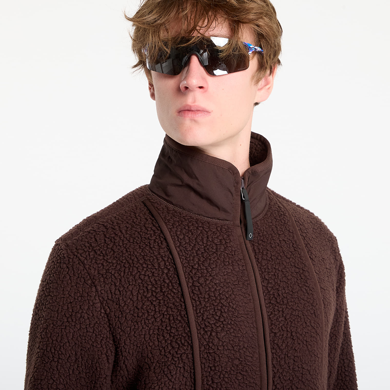Moške jakne Pas Normal Studios Off-Race Pile Fleece Jacket Light Brown