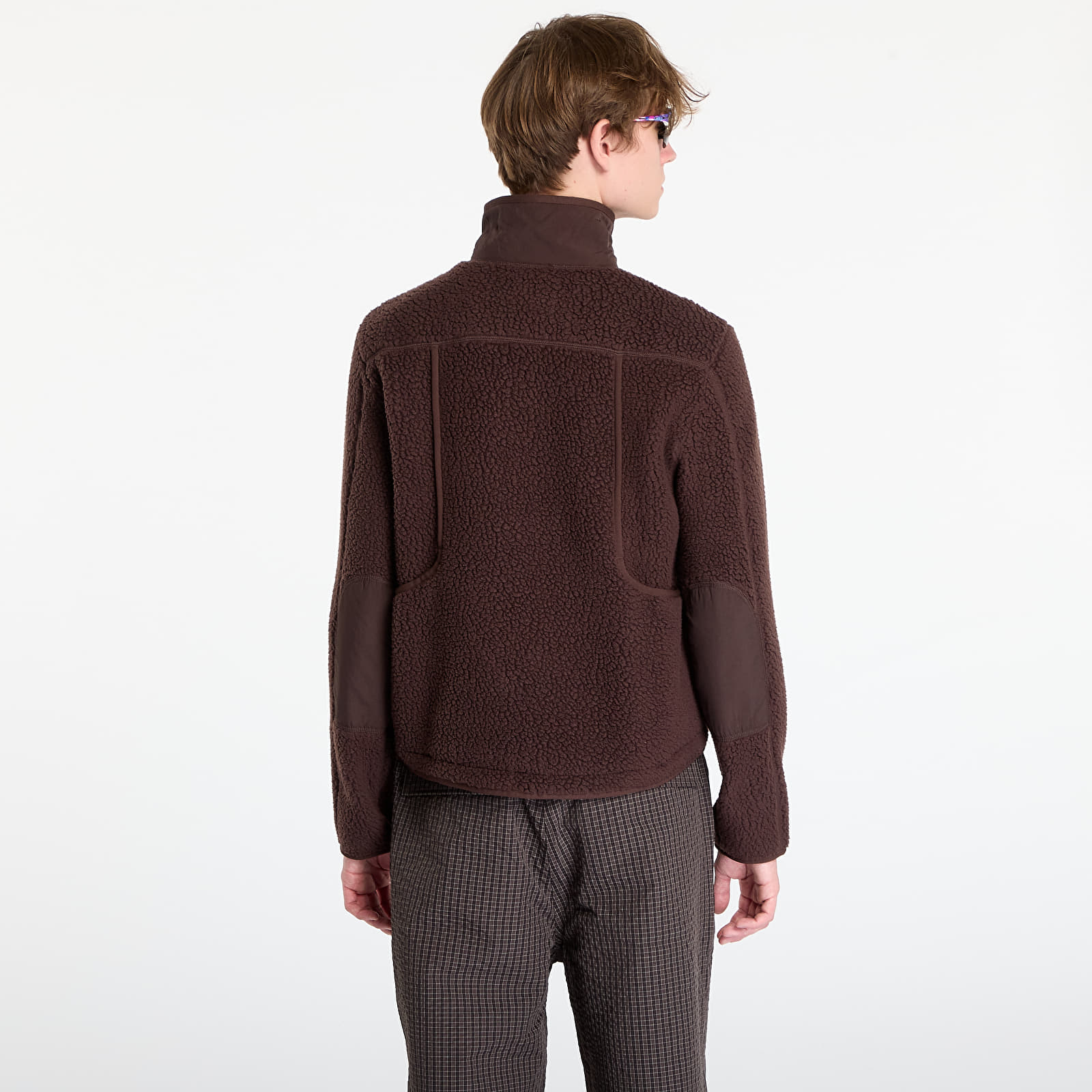 Moške jakne Pas Normal Studios Off-Race Pile Fleece Jacket Light Brown