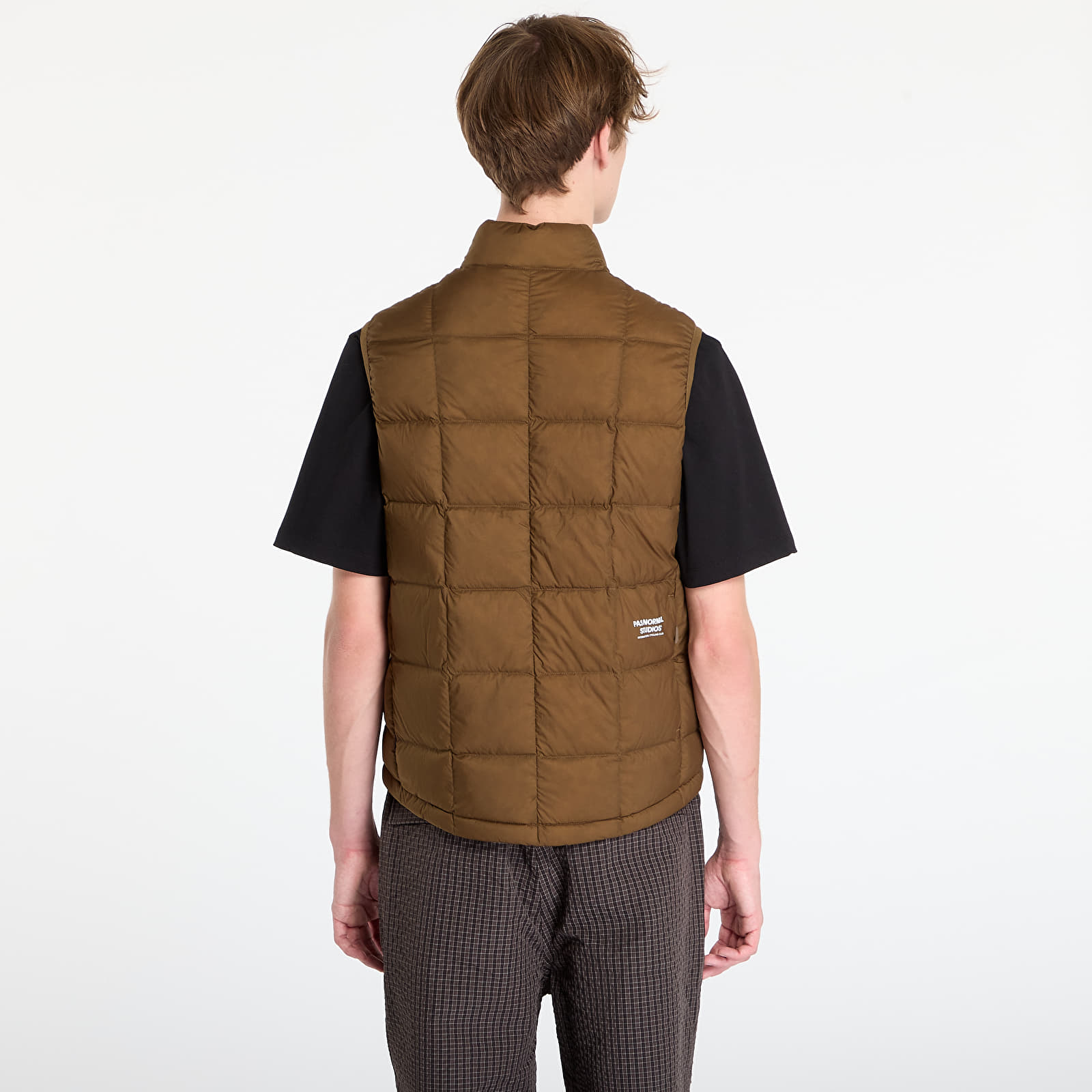 Мъжки жилетки Pas Normal Studios Off-Race Down Vest Army Brown