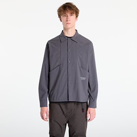 Shirt Pas Normal Studios Off-Race Tech Overshirt UNISEX Steel