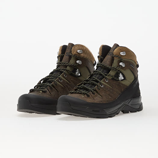 ポトムズ Salomon X-Alp Mid Gtx Distressed Ltr Dark Earth/ Black/ Deep