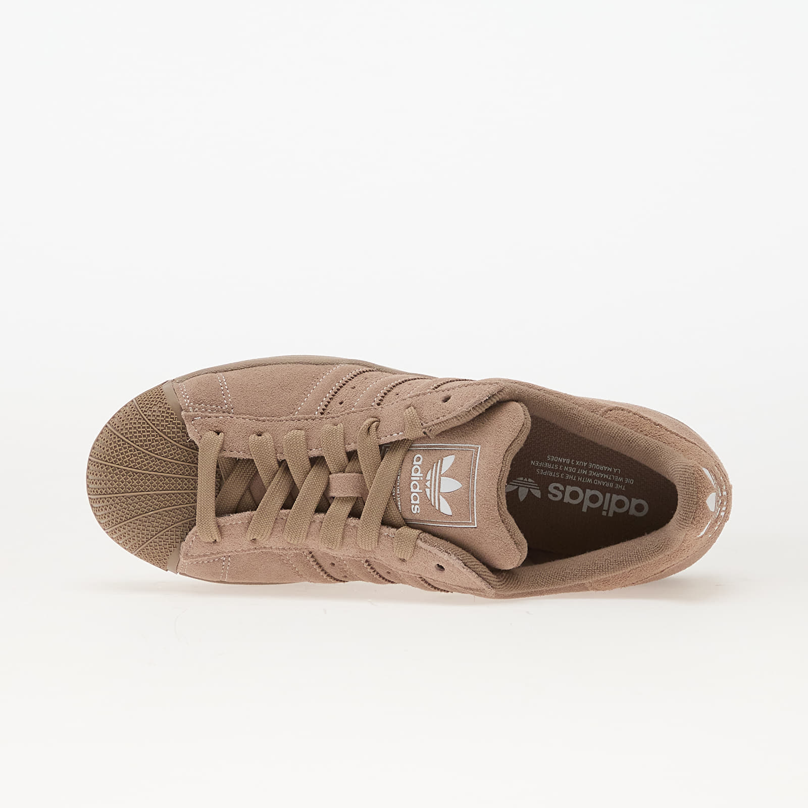 Мъжки кецове и обувки adidas Superstar II Chalk Brown/ Chalk Brown/ Chalk Brown