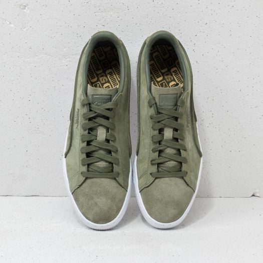 Men s shoes Puma Suede Classic Exposed Seams Capulet Olive Footshop